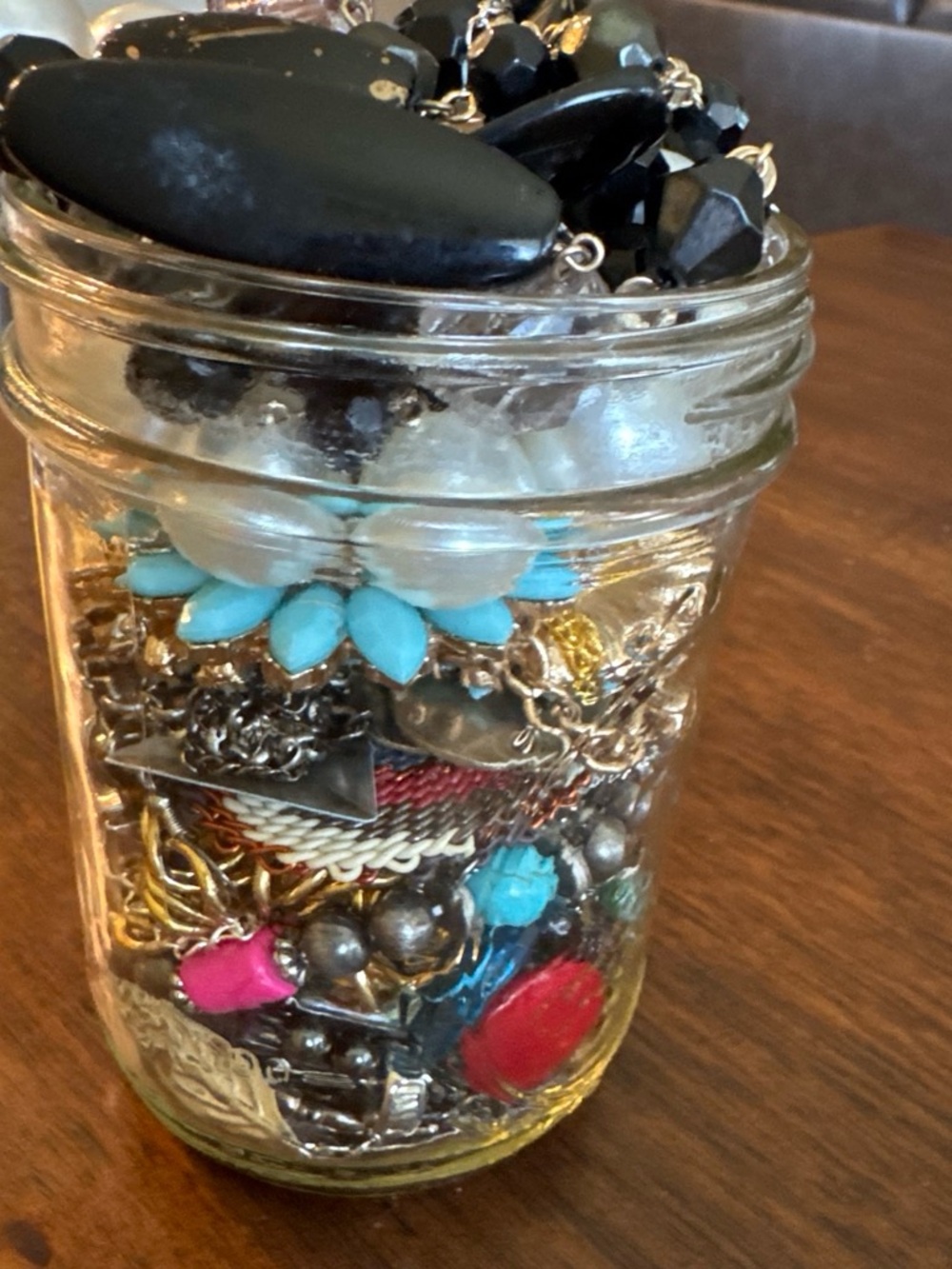 Wearable jewelry lot- 43 pieces including earrings, necklaces, bracelets and mor
